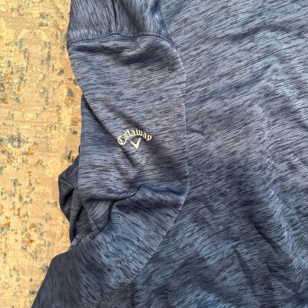 Callaway Heather Blue Quarter Zip - Picture 6 of 6